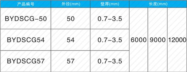 忻州钳压式声测管产品规格尺寸